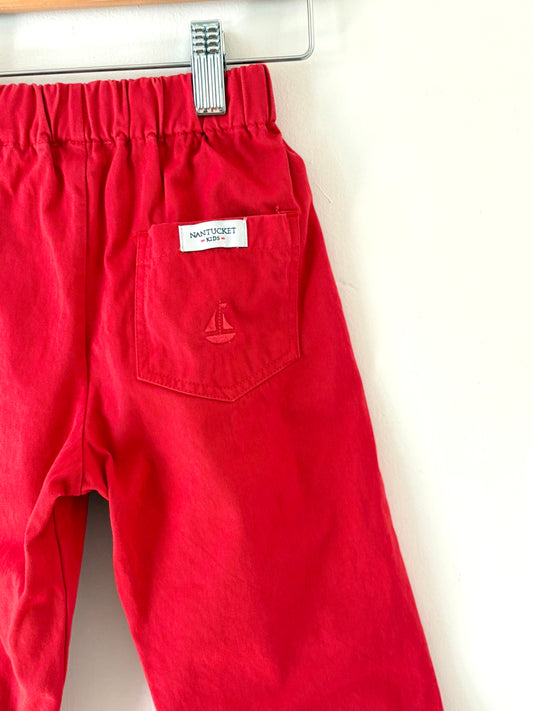 Nantucket Kids Nantucket Red Pants Size 18-24 months