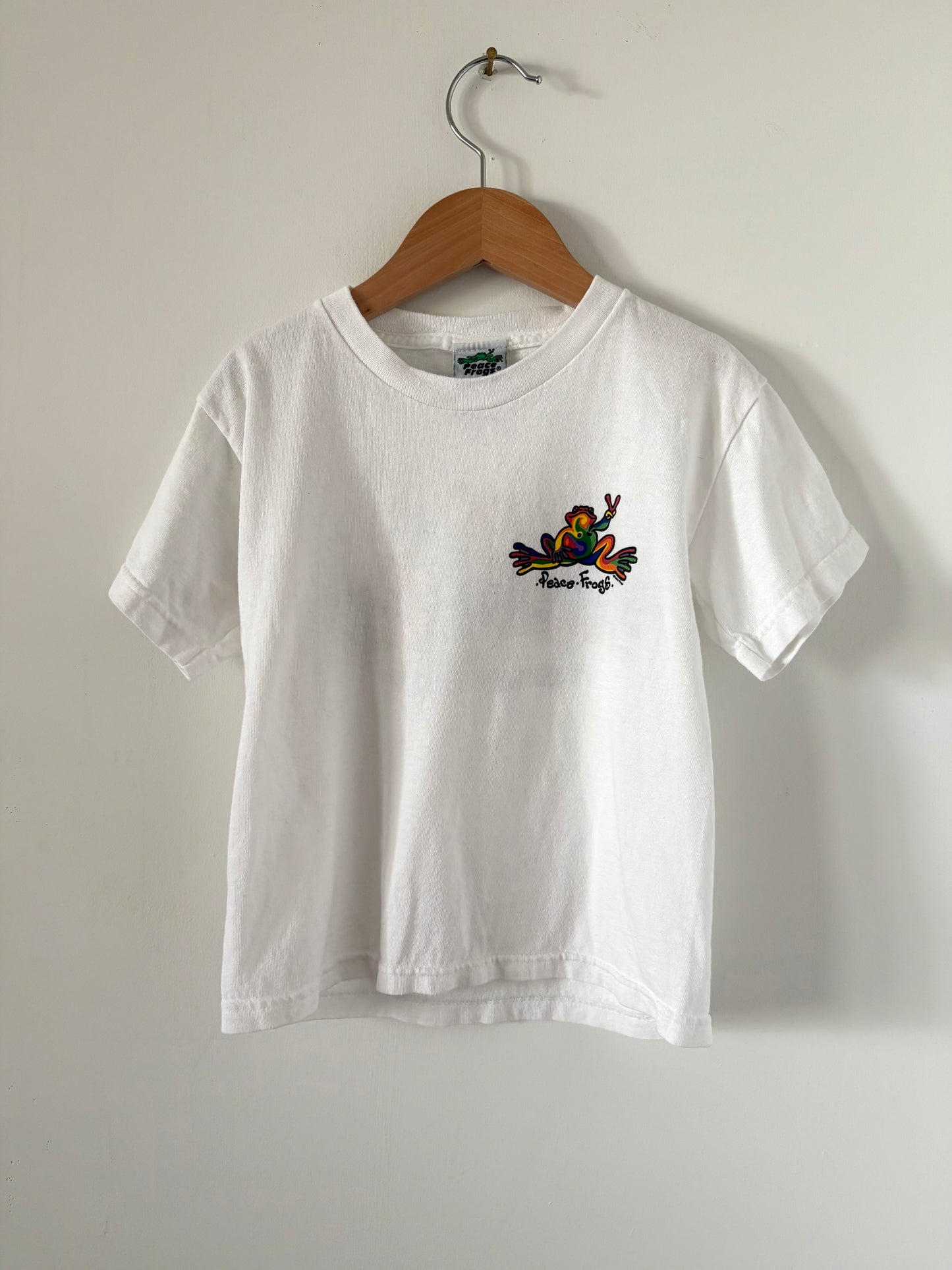 Vintage 90s Peace Frog T-Shirt Size 6