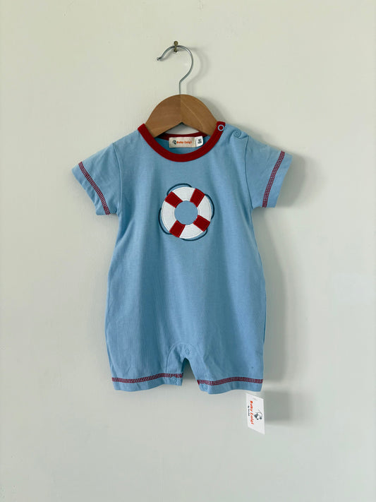 Baby Luigi Nautical Float Romper Size 6 months - NEW WITH TAGS