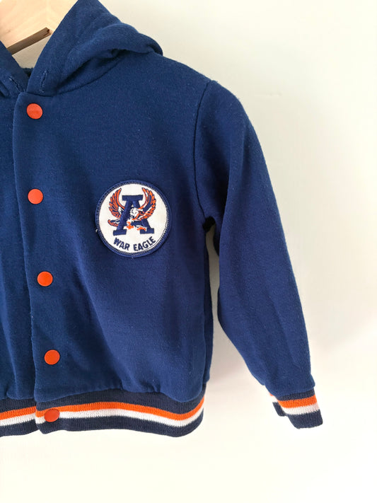 Vintage Auburn University War Eagle Hoodie Size 18-24 months