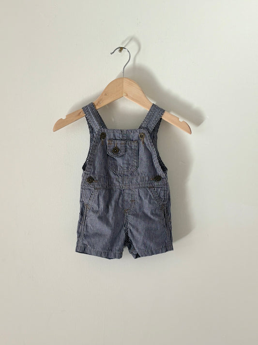 Wrangler Railroad Stripe Overalls Size Newborn