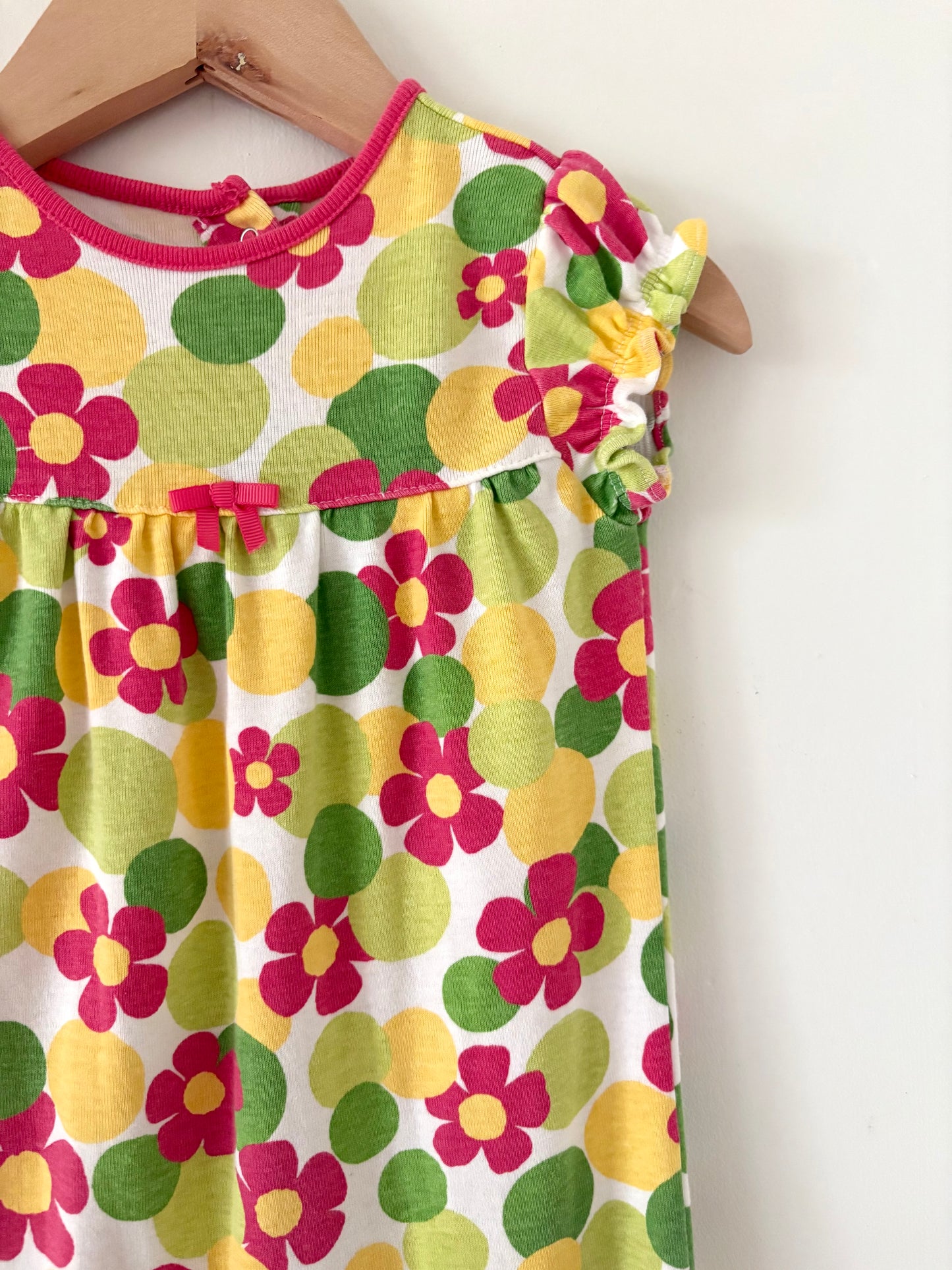 00s Gymboree Flower Power Romper Size 6-12 months