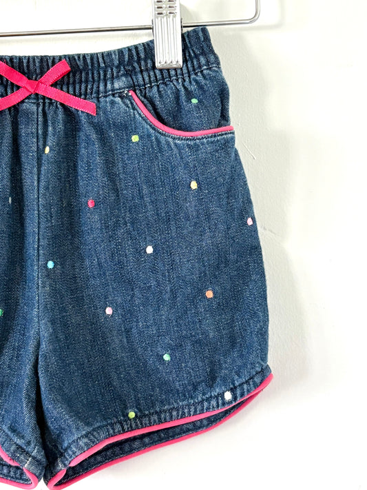 Vintage Talbots Embroidered Polka Dot Shorts Size 18 months