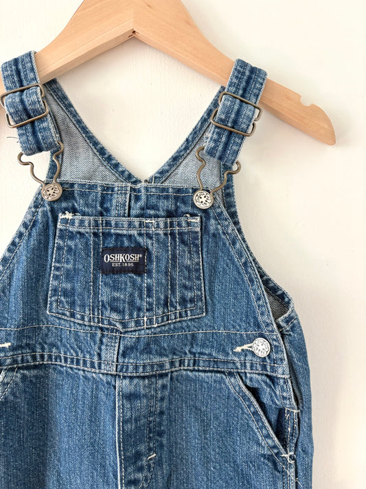 Vintage 00s Oshkosh Denim Overalls Size 12 months