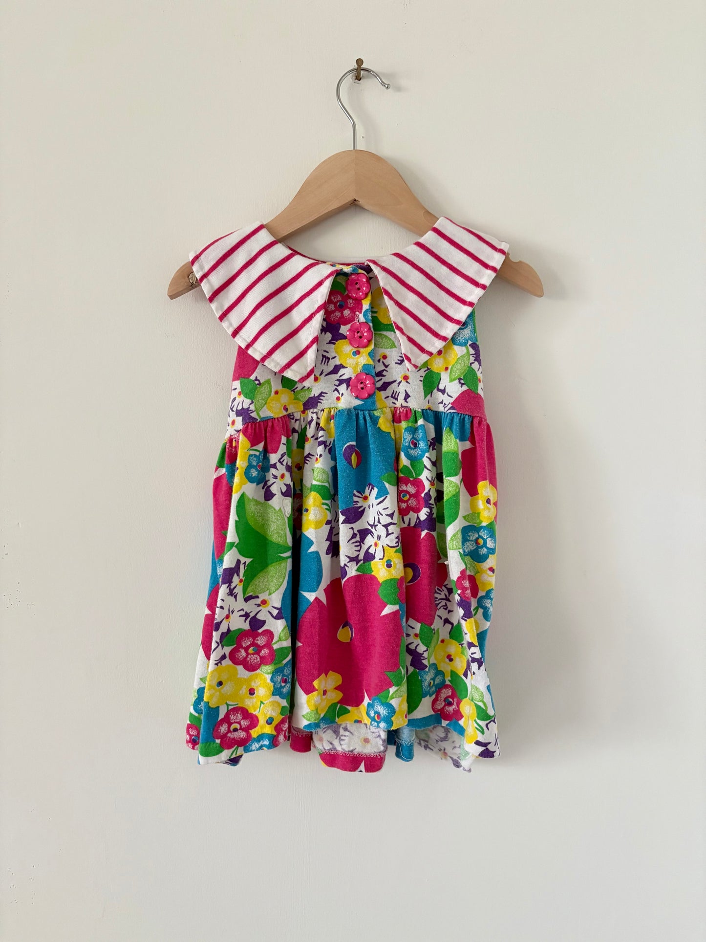 Vintage 80s/90s Buster Brown Floral Top Size 3T