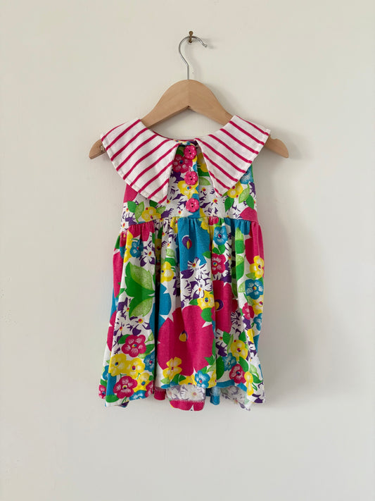 Vintage 80s/90s Buster Brown Floral Top Size 3T