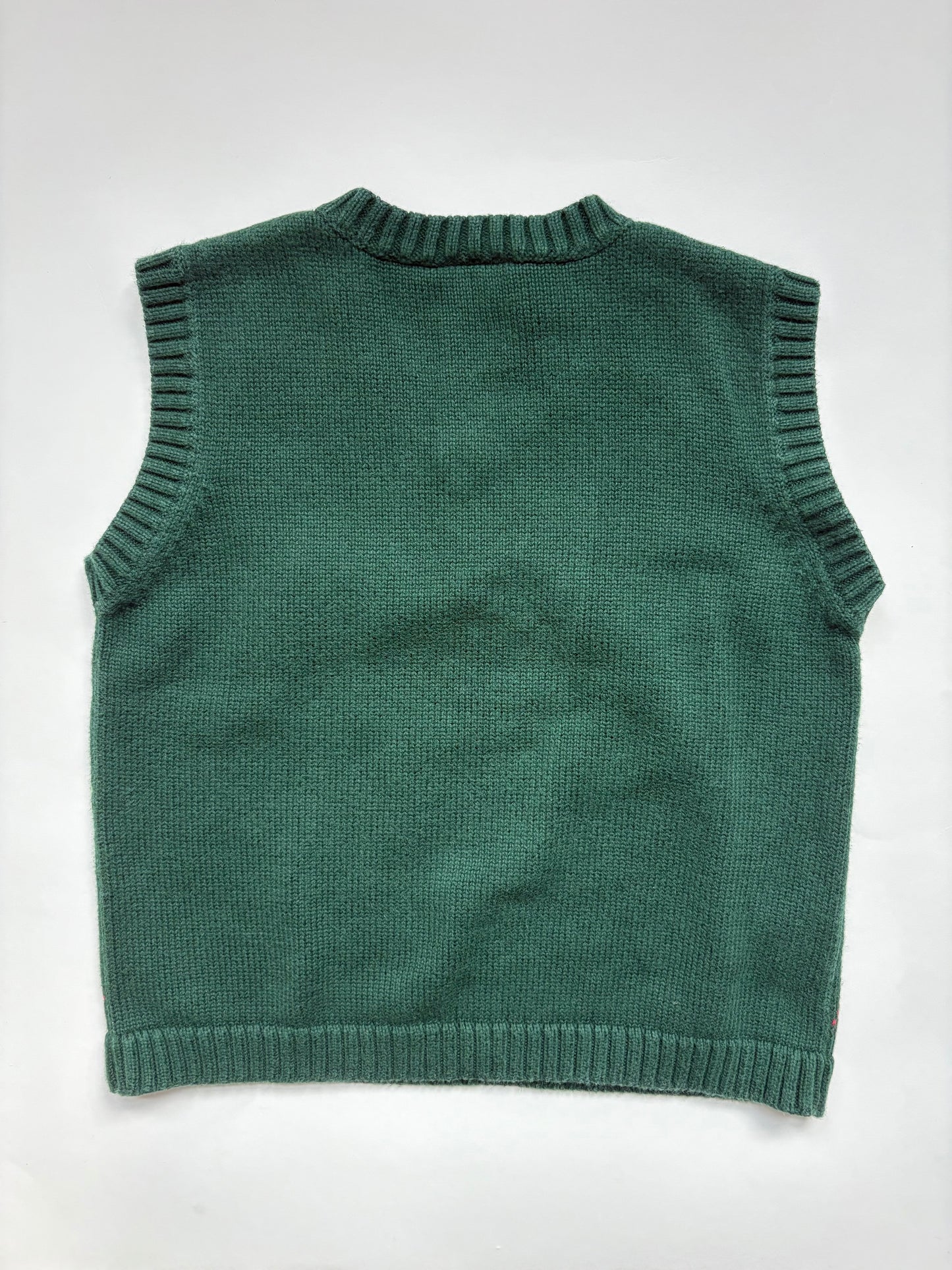 Vintage Talbots Kids Argyle Sweater Vest Size 6