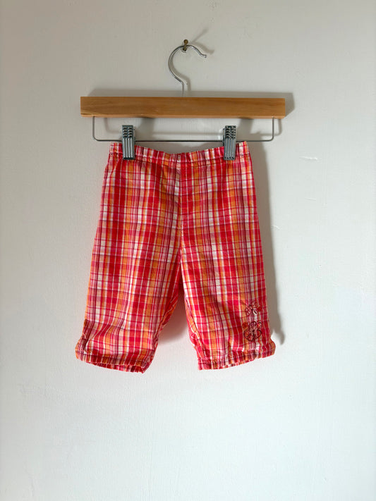 Vintage Oshkosh Flower Embroidered Capris Size 6-12 months