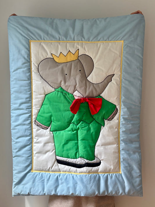 Vintage 90s Babar Wall Hanging