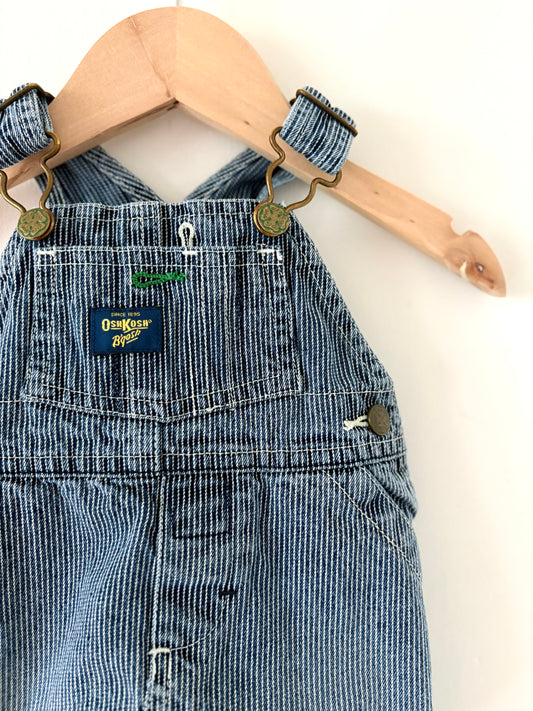 Vintage Oshkosh Railroad Stripe Jumper Size 3-6 months