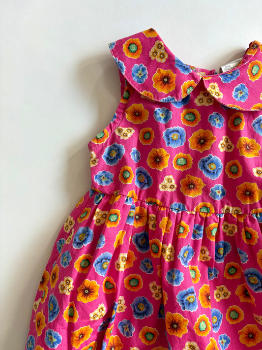 Vintage 90s Baby Beluga Floral Bubble Hem Dress Size 2T