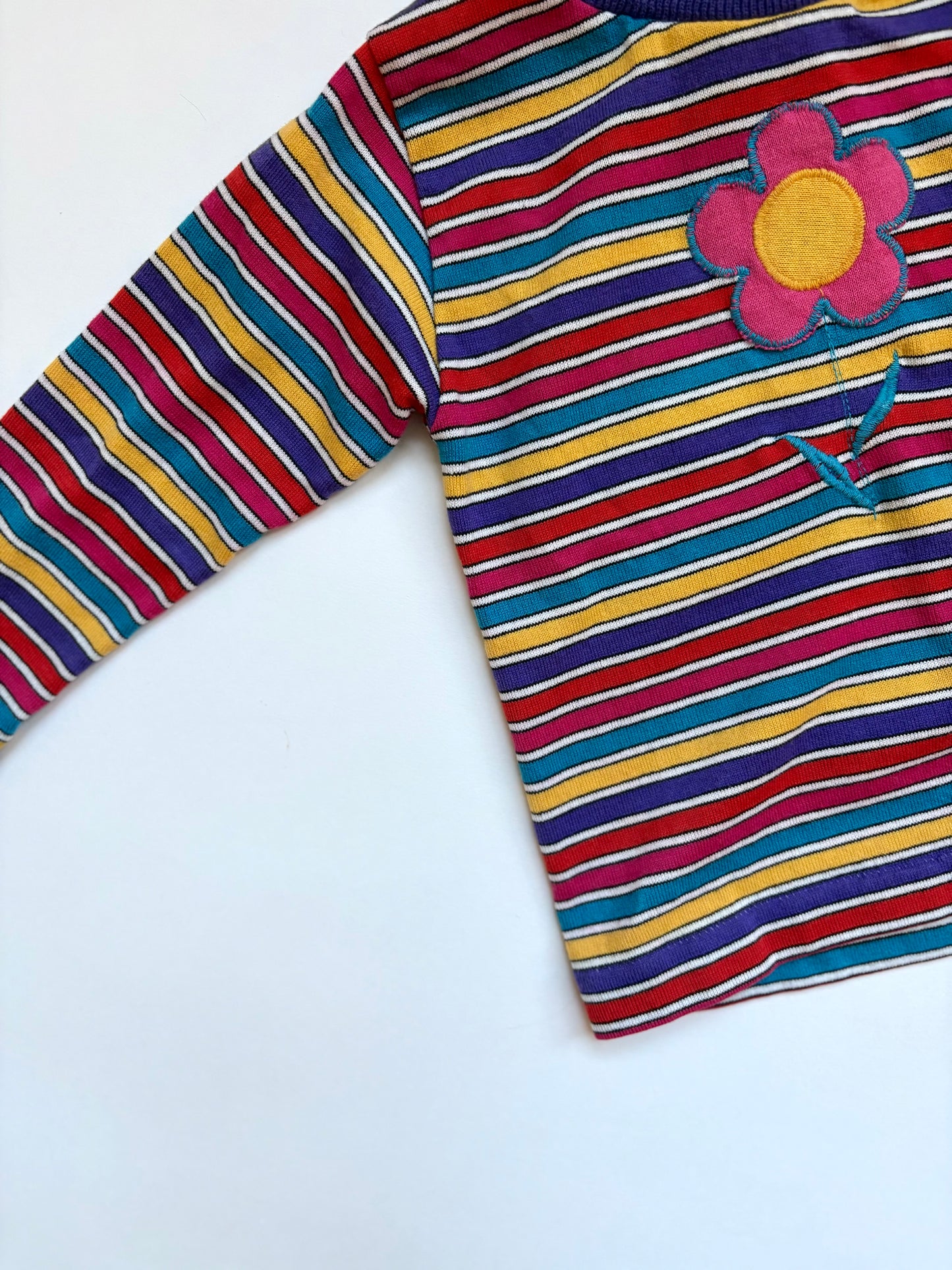 Vintage 80s Healthtex Stripe Turtleneck Size 2T