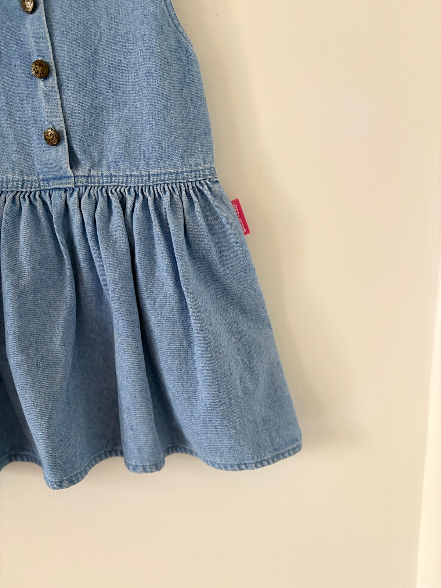 Vintage 90s Oshkosh Denim Jumper Size 5