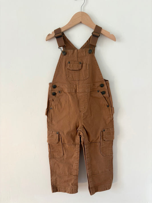 Duluth Camel Working Overalls Size 3T