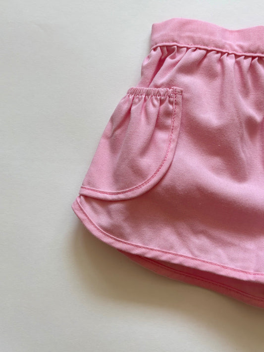 Vintage 80s Carter's Pink Track Shorts Size 2T