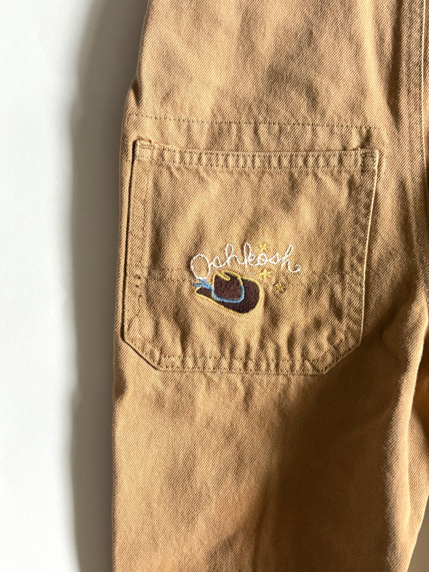 Vintage Y2K Oshkosh Western Overalls Size 3T