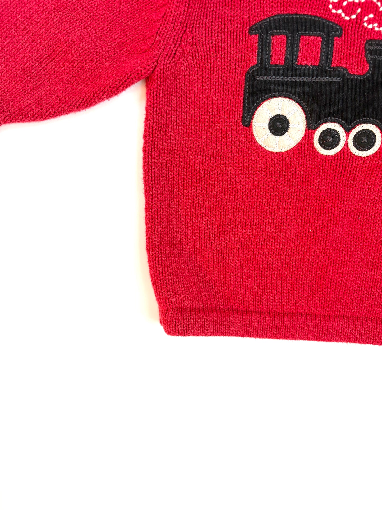 Vintage Oshkosh Y2K Train Sweater Size 6 months