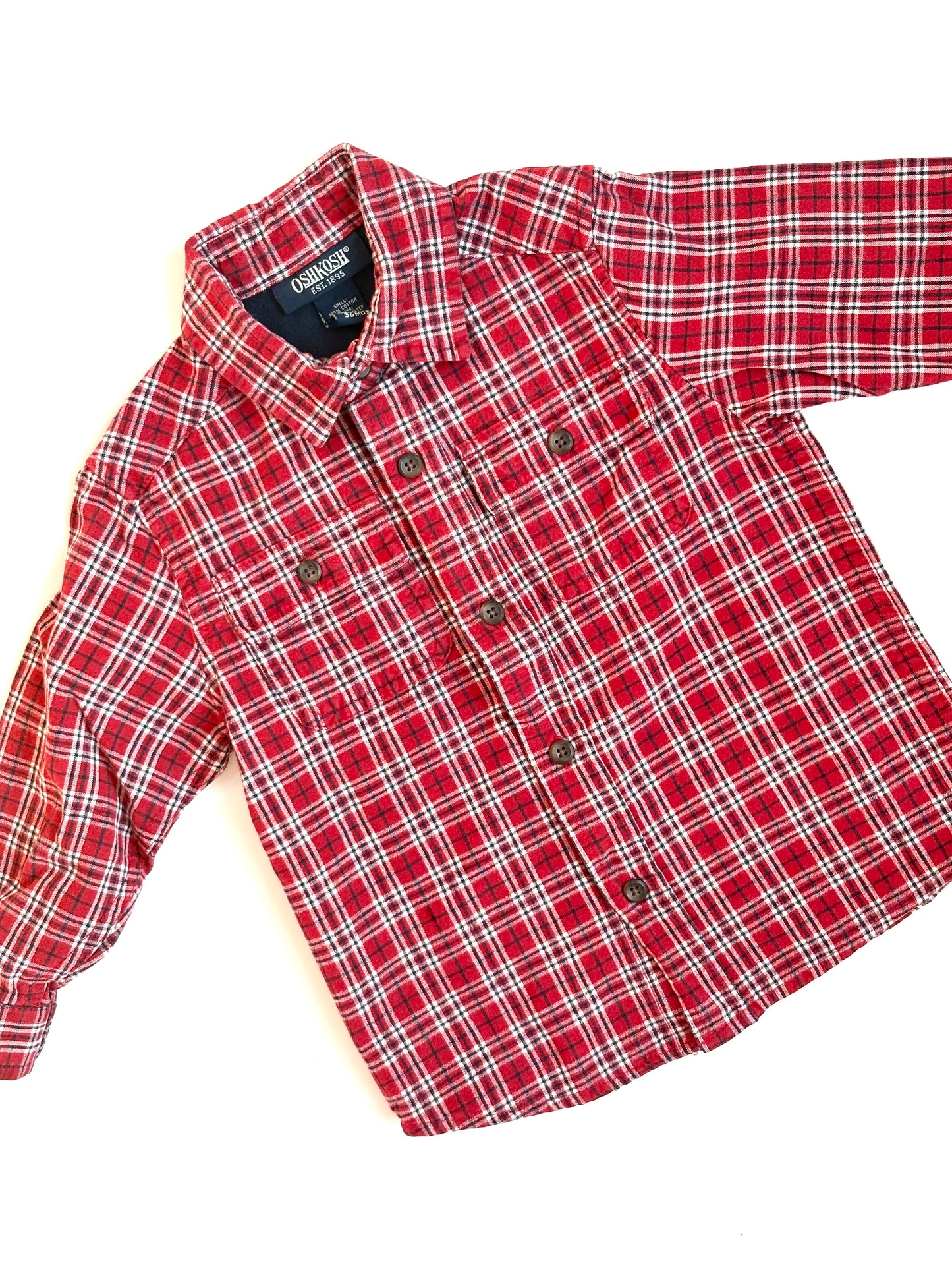 Vintage Y2K Oshkosh Flannel Size 3T