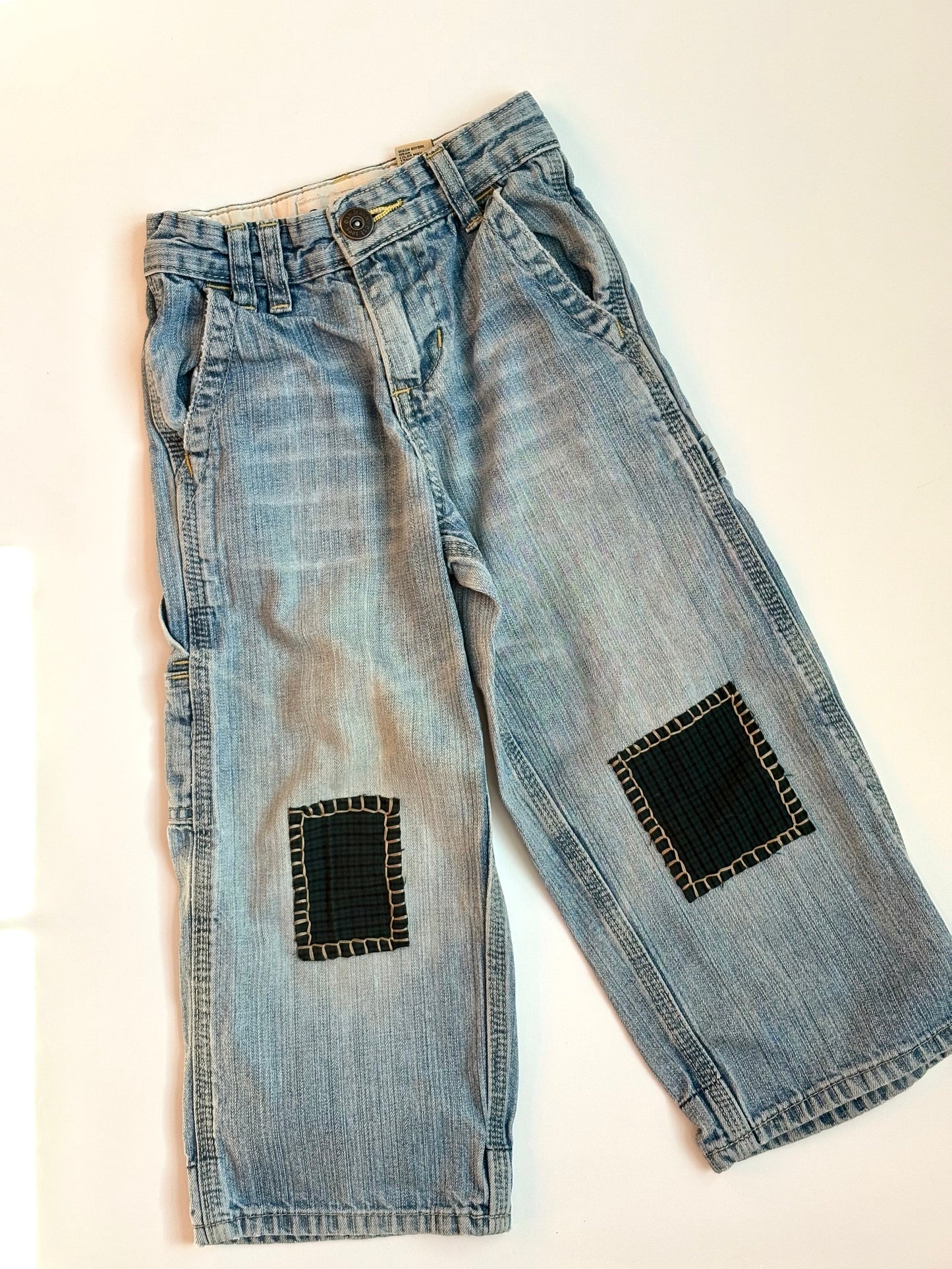 Vintage Y2K Oshkosh Patched Carpenter Denim Size 4T