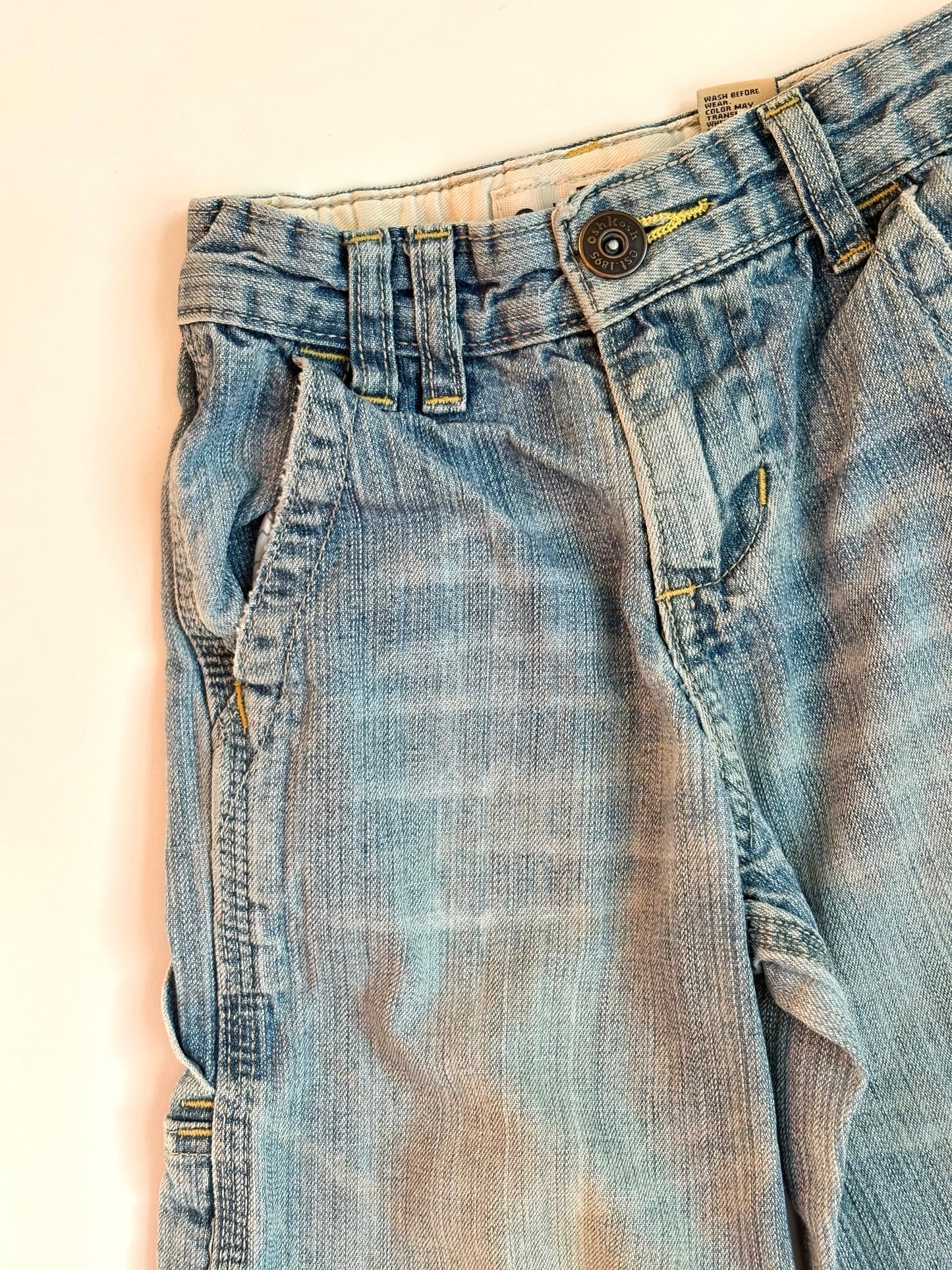 Vintage Y2K Oshkosh Patched Carpenter Denim Size 4T