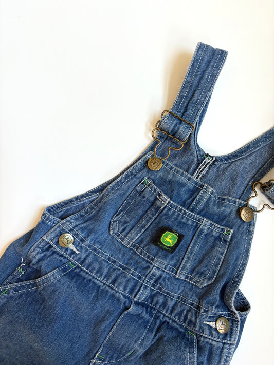 John Deere Denim Overalls Size 3T