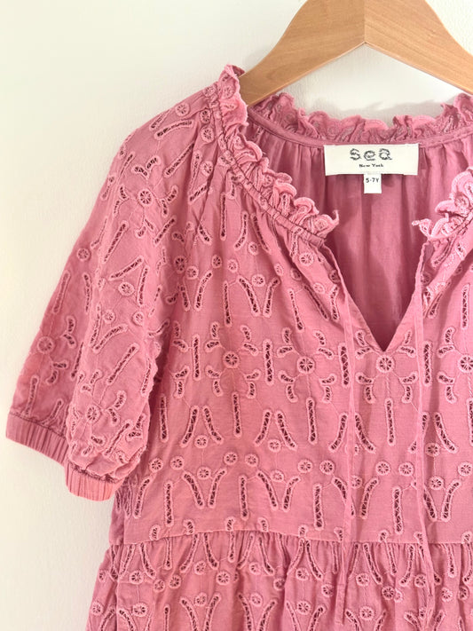 Sea NY Tiered Eyelet Dress Size 5/6