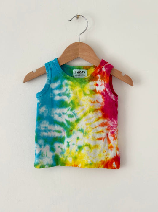 Vintage Flapdoodles Tie Dye Tank Size 2T
