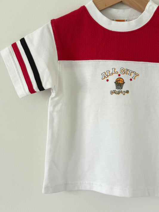 Vintage Gymboree All City Champs BBall Shirt Size 12-18 months - WITH ORIGINAL TAGS