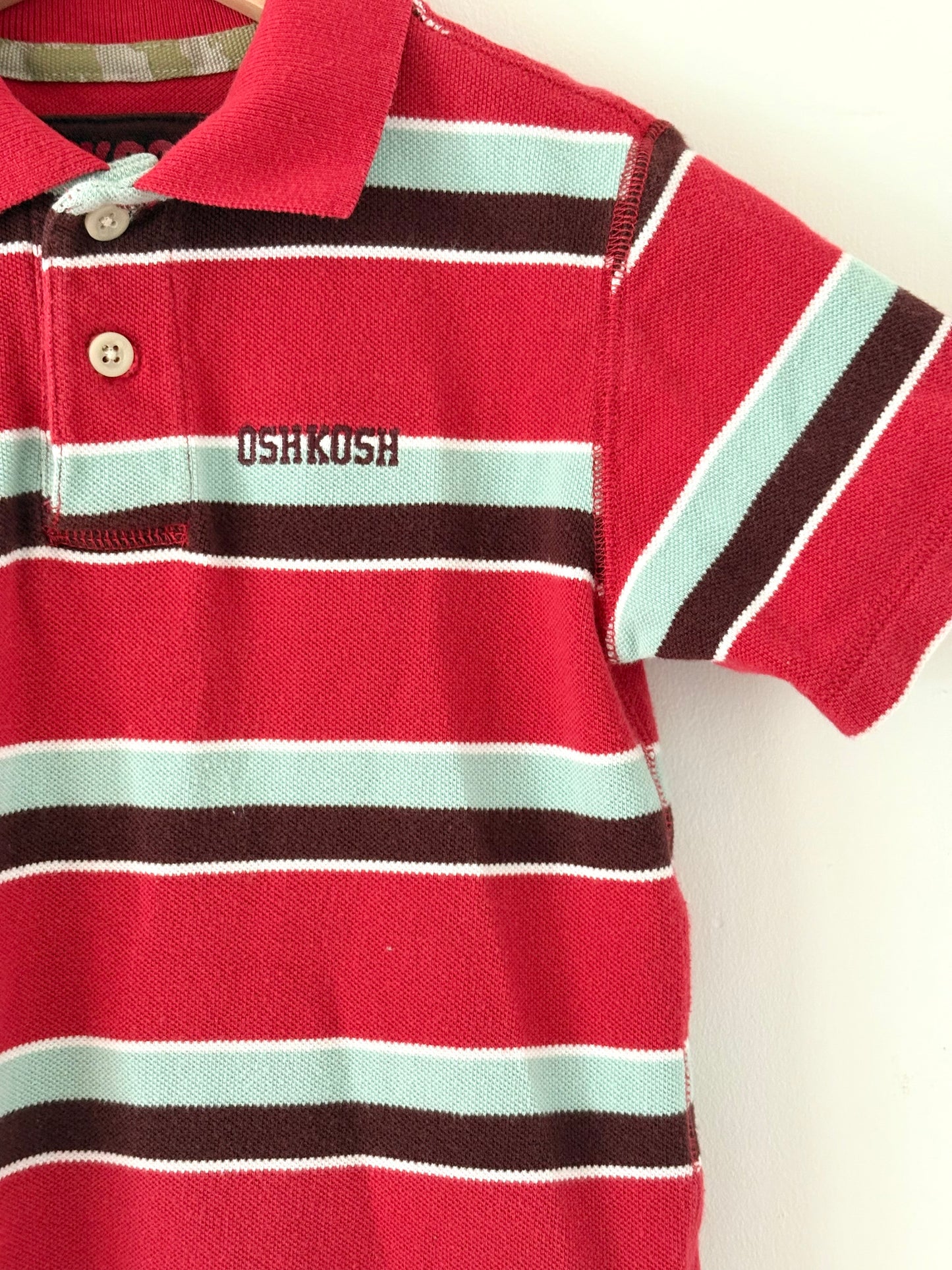 Vintage Oshkosh Striped Polo Size 5