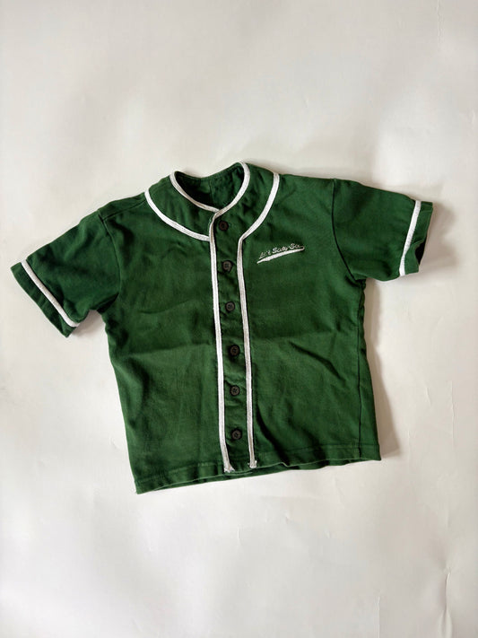 Vintage Hunter Green Baseball Shirt Size 3T
