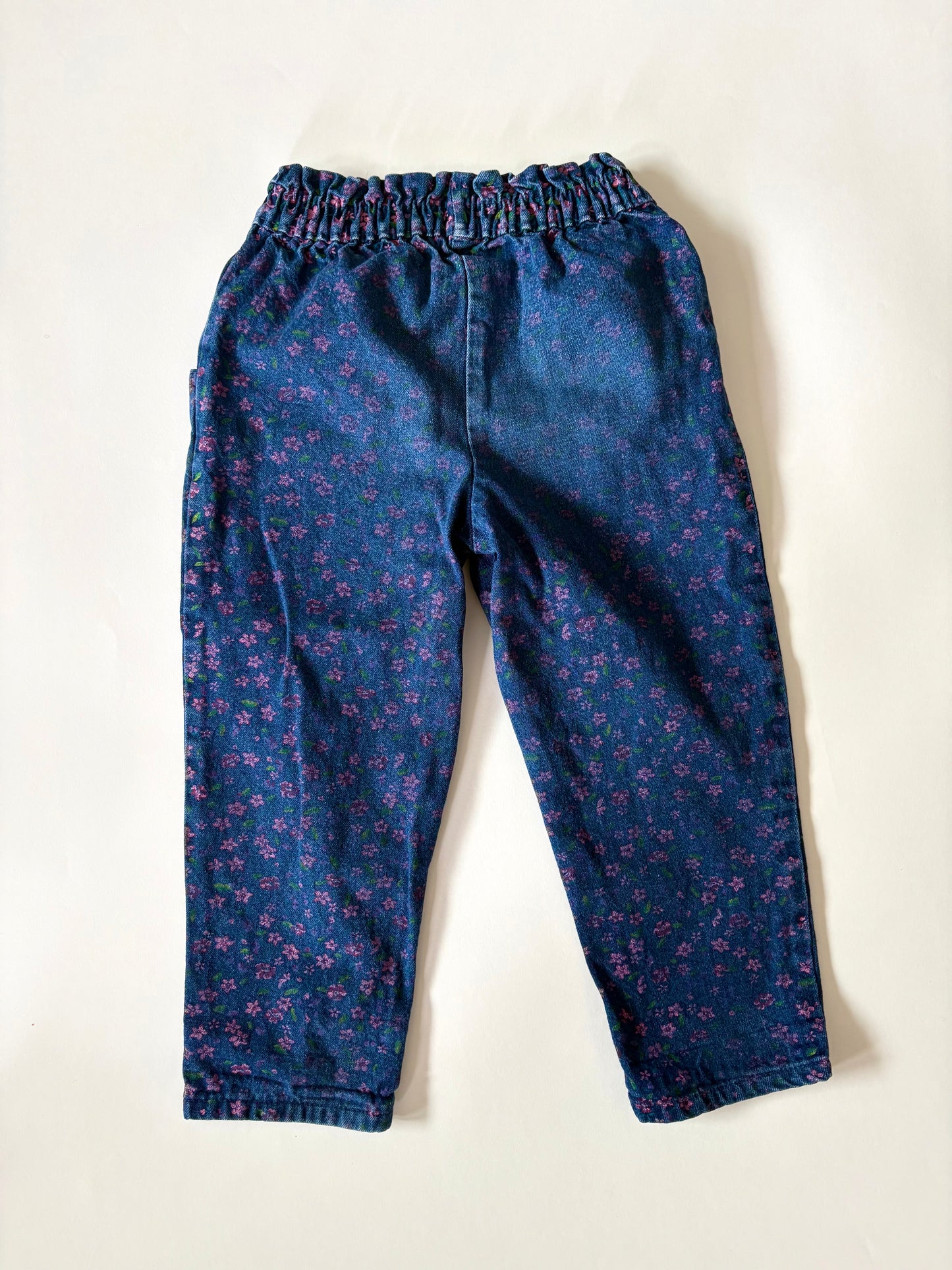 Vintage 90s Oshkosh Floral Denim Size 4T