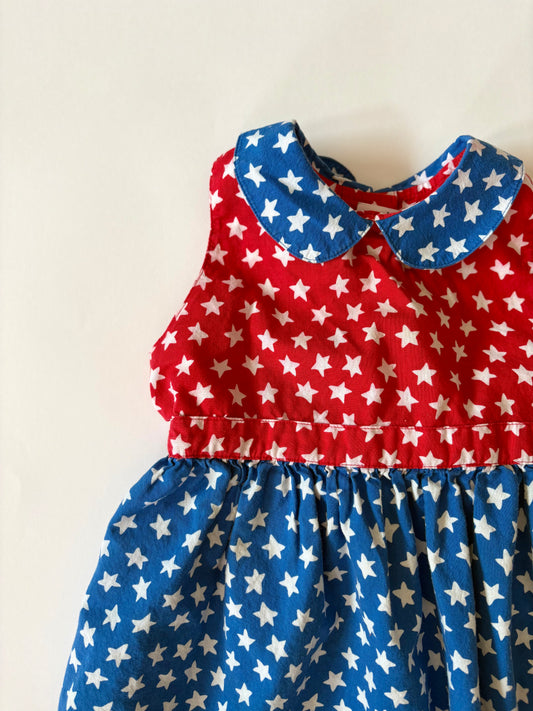 Vintage 90s Star Spangled Dress Size 5