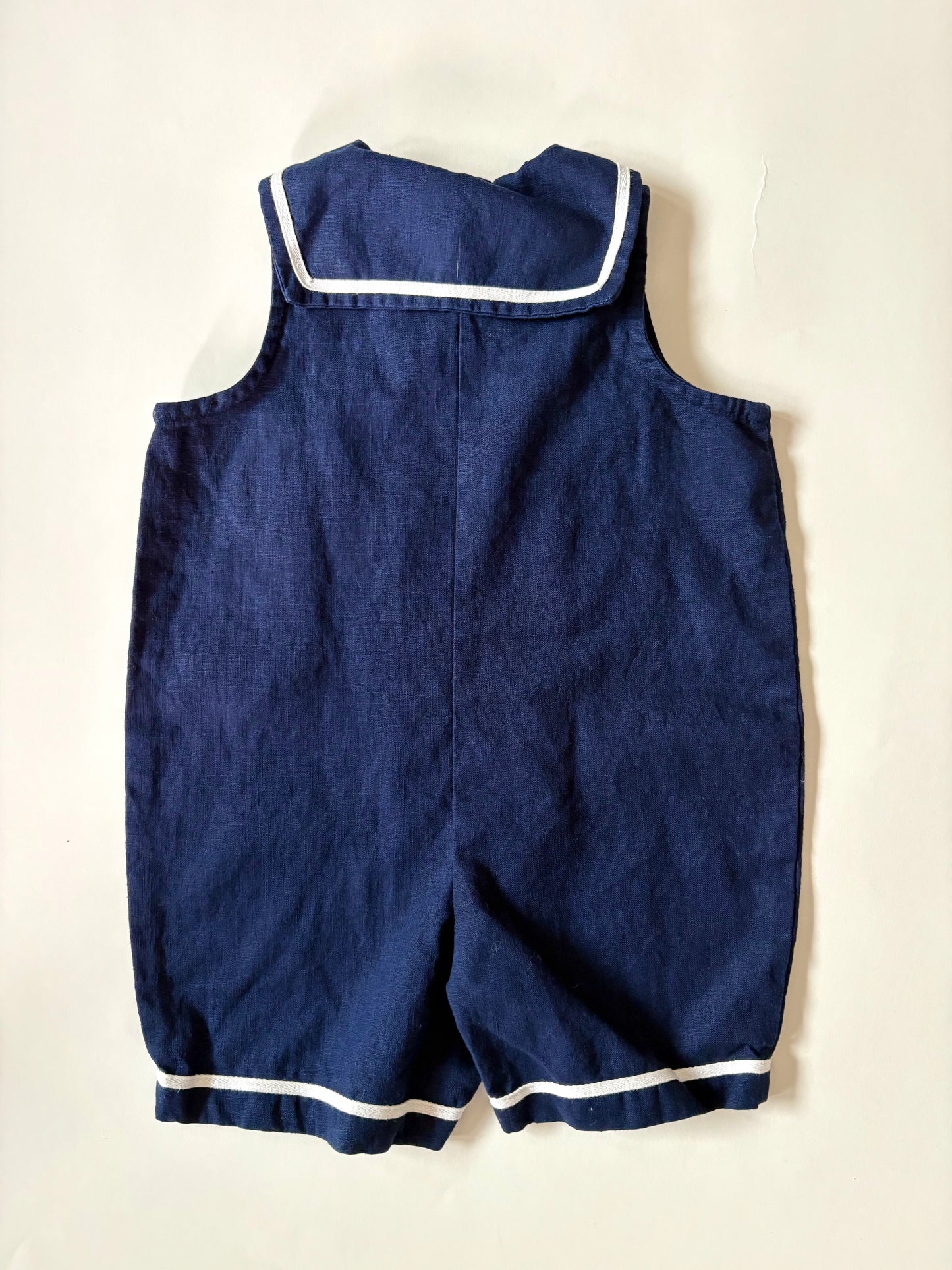 Vintage 80s Kitestrings Sailor Romper Size 2T