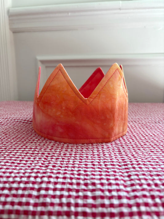 Hand-sewn Upcycled Reversible Crown