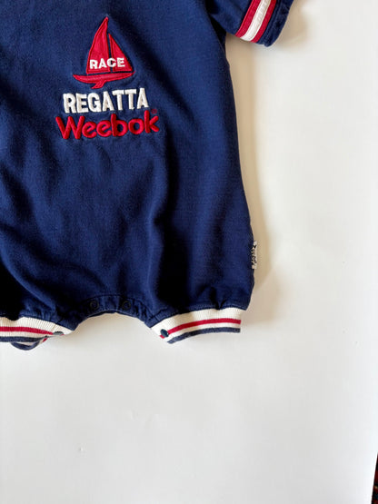 Vintage 90s Weebok Regatta Romper Size 18 months
