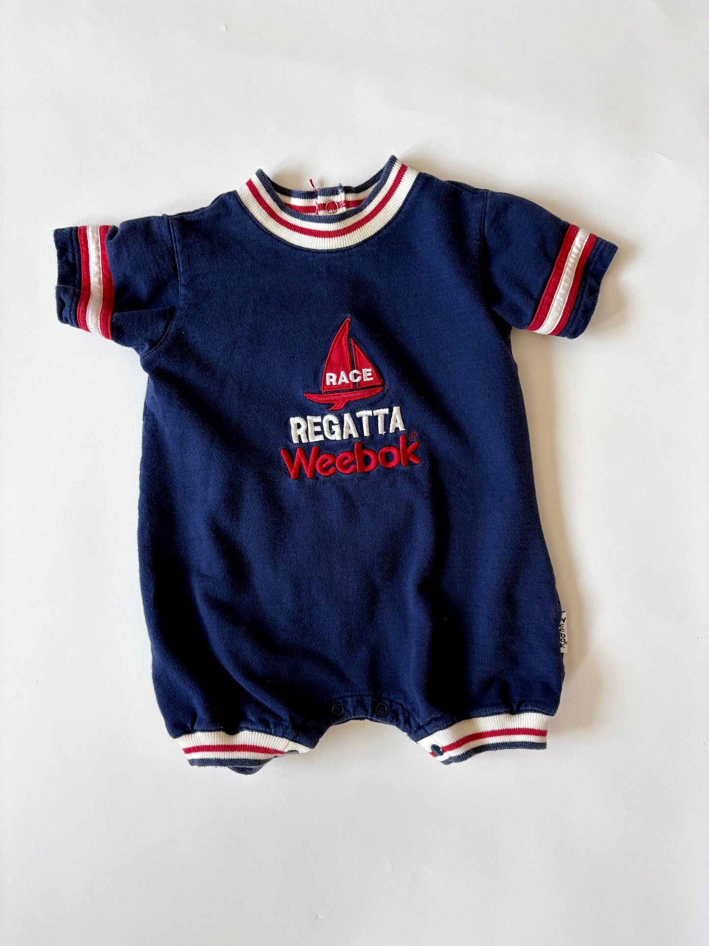 Vintage 90s Weebok Regatta Romper Size 18 months