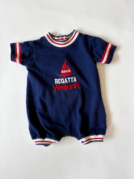 Vintage 90s Weebok Regatta Romper Size 18 months
