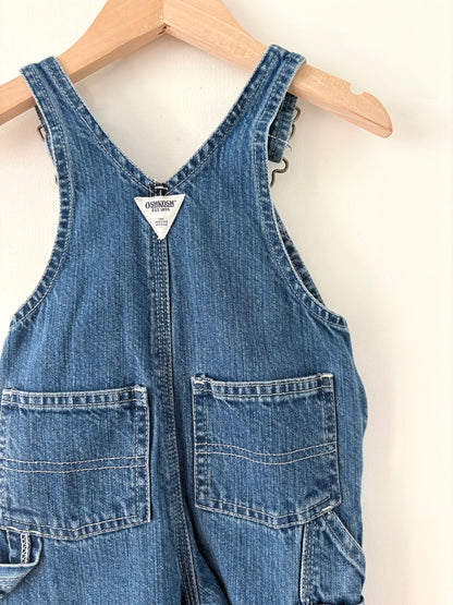 Vintage 00s Oshkosh Denim Overalls Size 12 months