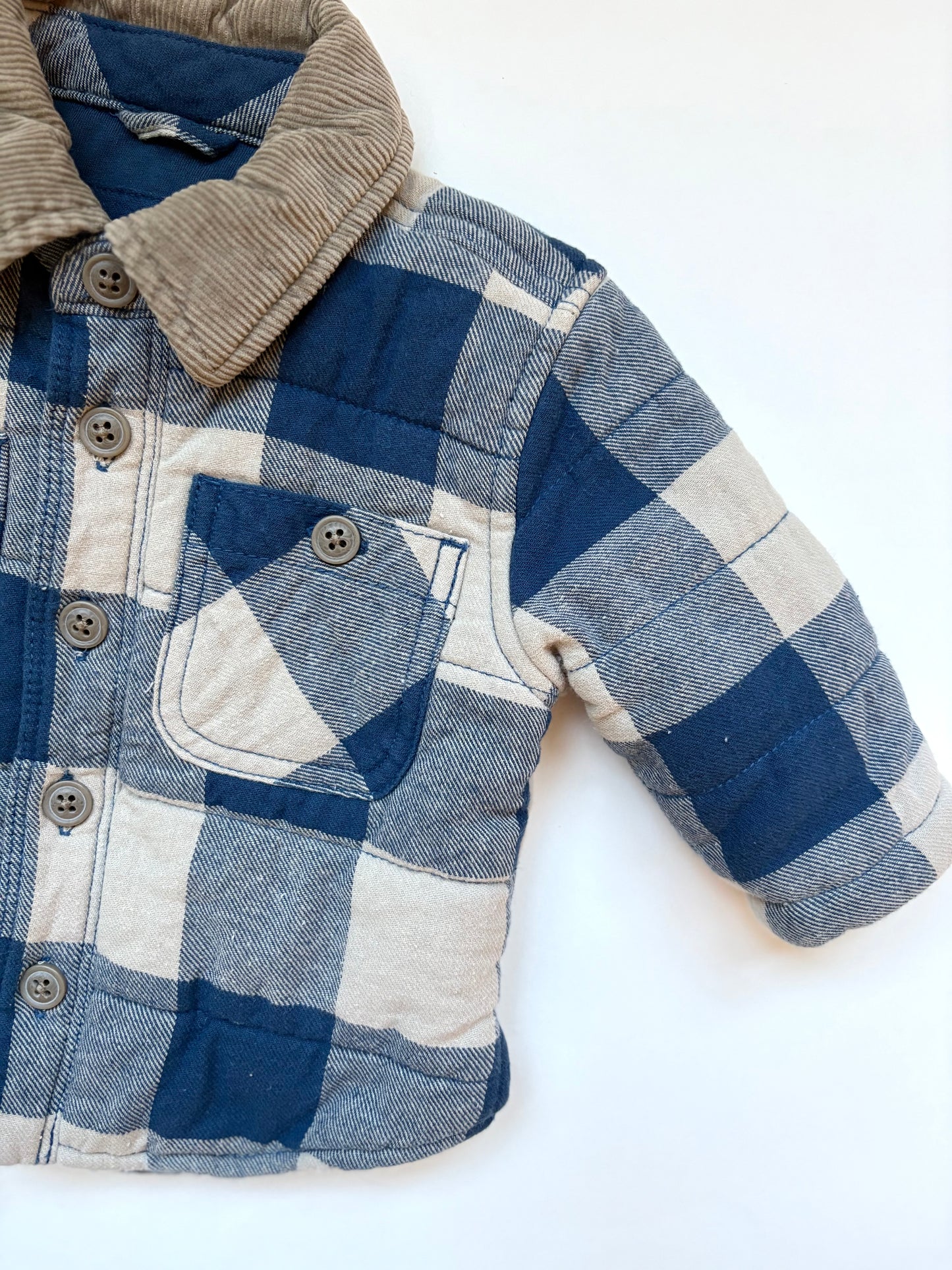 Gap Flannel Shacket Size 6 months