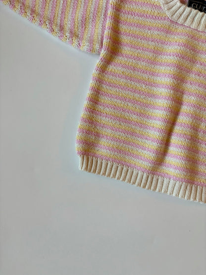Vintage Claver Striped Sweater Size 12 months