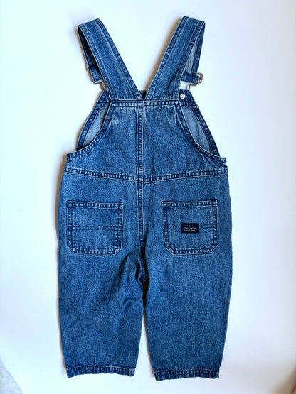 Vintage Y2K Carter’s Barn Buddy Tractor Overalls Size 18 months