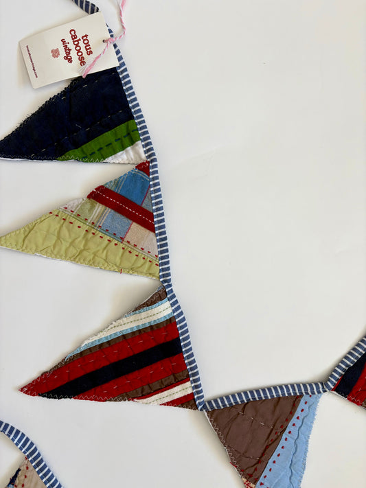 Handmade Quilt Pennants - Plaids & Stripes
