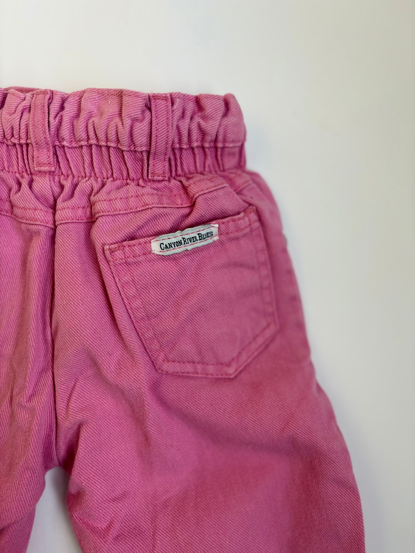 Vintage 90s Canyon River Blues Pink Mom Jean Size 2T