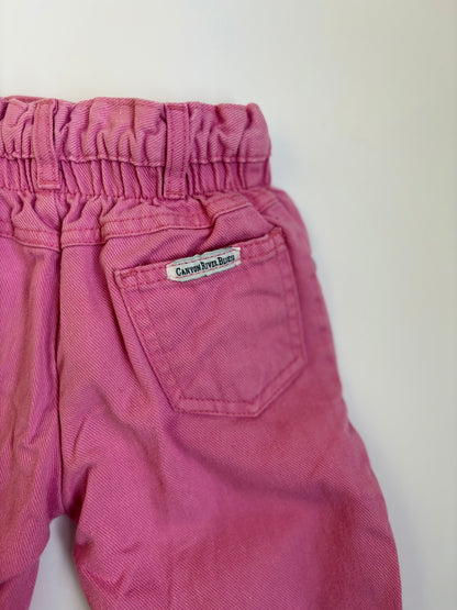 Vintage 90s Canyon River Blues Pink Mom Jean Size 2T