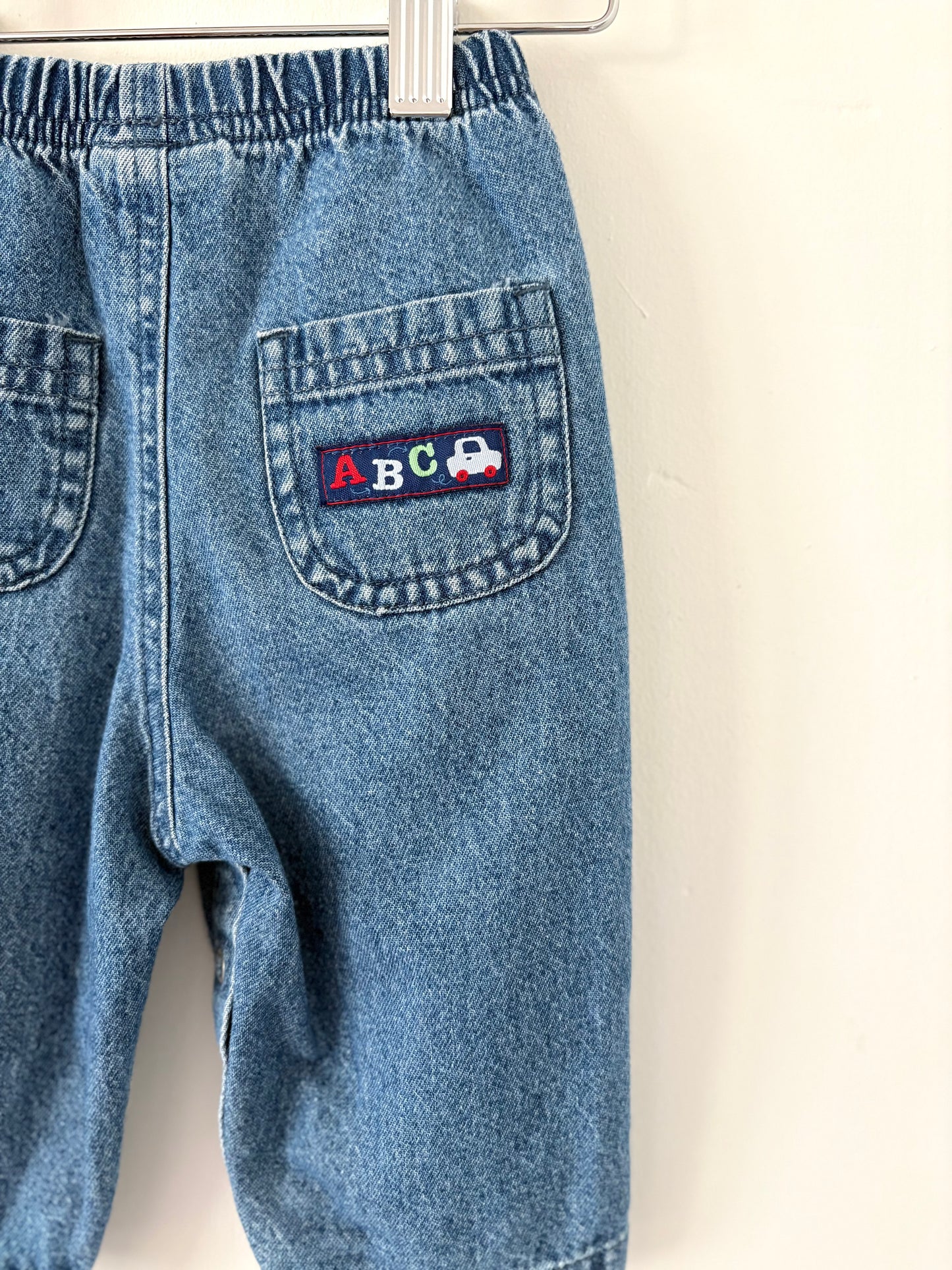 Vintage Just One Year by Carter’s ‘D is for Dump Truck’ Denim Size 9 months