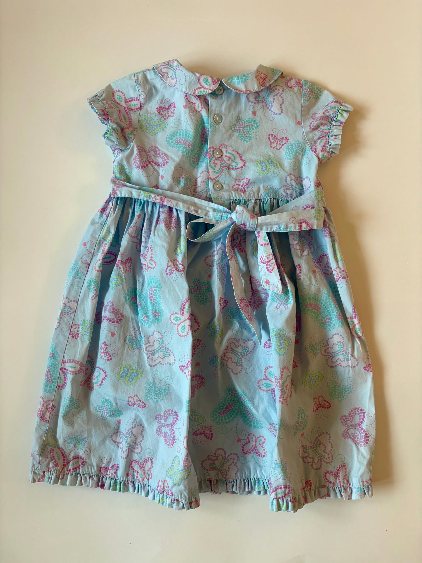 Vintage Y2K Talbots Kids Butterfly Dress Size 3T