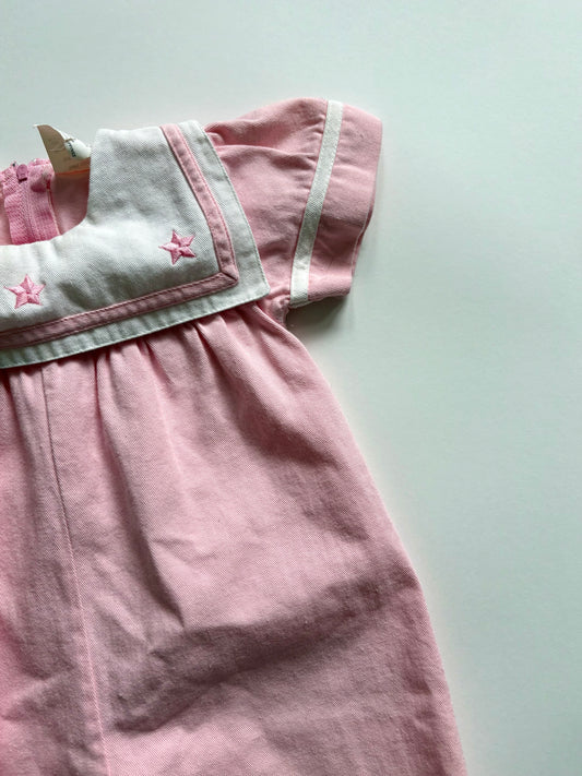 Vintage 90s Sailor Top Romper Size 2T
