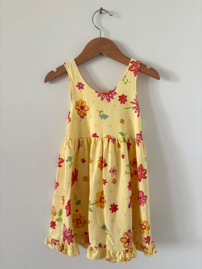 Vintage 90s Fresh Produce Flower Dress Size 3T