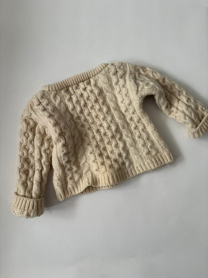 Vintage Irish Wool Sweater Size 12-18 months