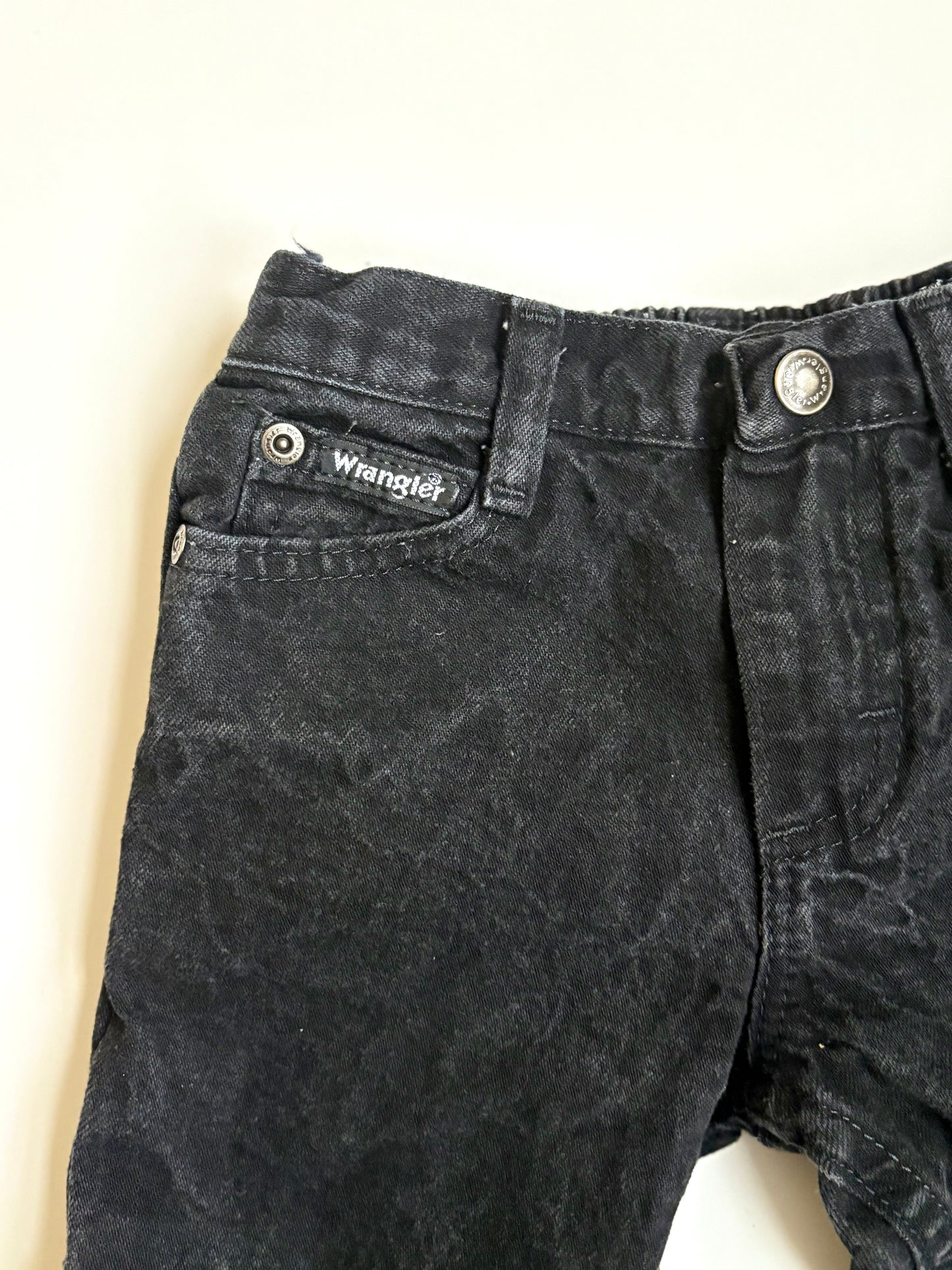 Vintage Wrangler Black Denim Size 3T